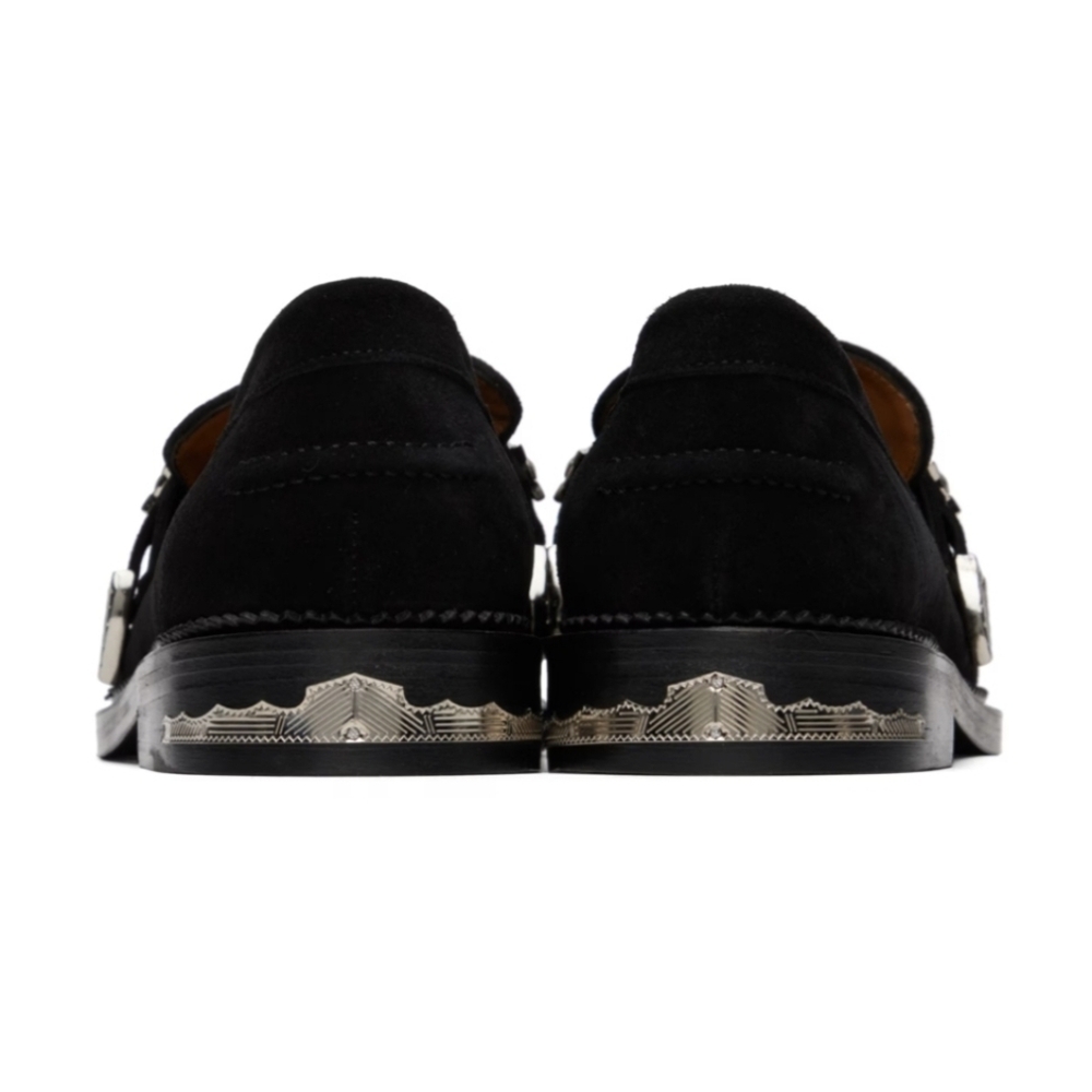 Black Suede Loafers - Picture 5 of 6